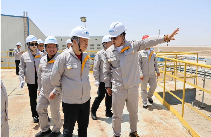 紫金矿业集团董事长陈景河莅临真人庄闲游戏矿业考察调研